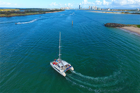 Aerial View Gold Coast Broadwater